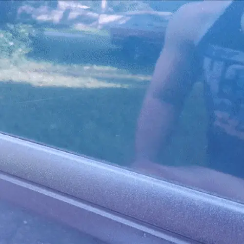 gif of man using CarScratcher Pencil